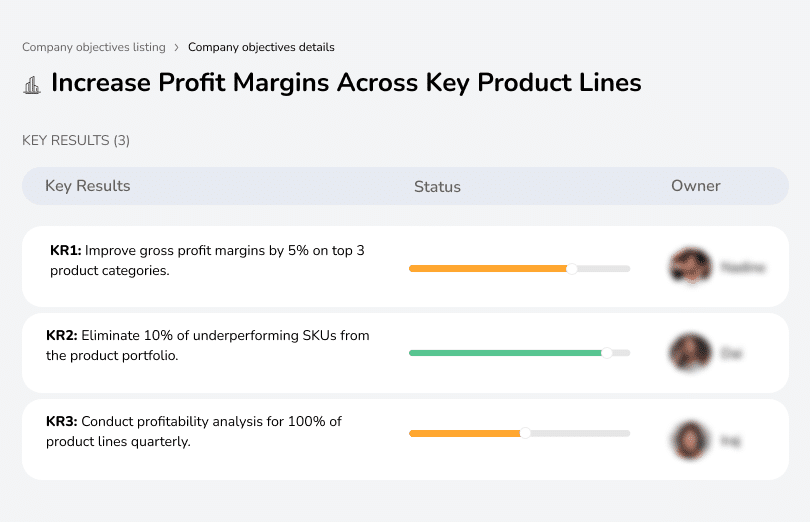 Boost profit margins across key product lines through strategic pricing and cost efficiency.
