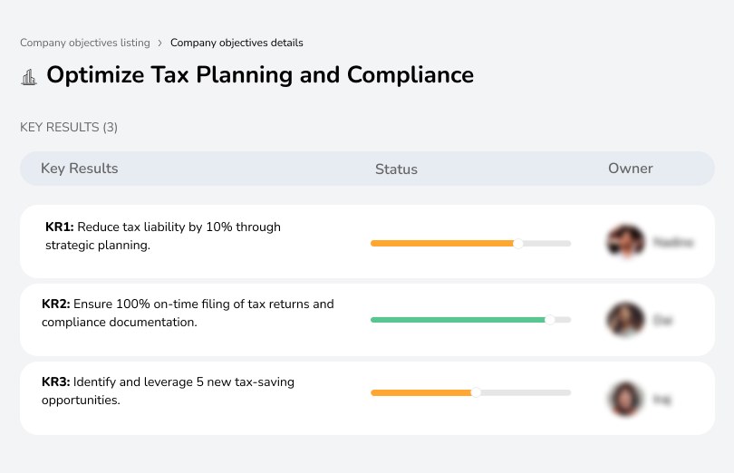 Enhance tax planning and compliance to maximize efficiency and ensure regulatory adherence.