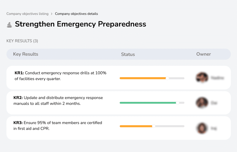 Improve readiness with drills, updates, and first aid training.