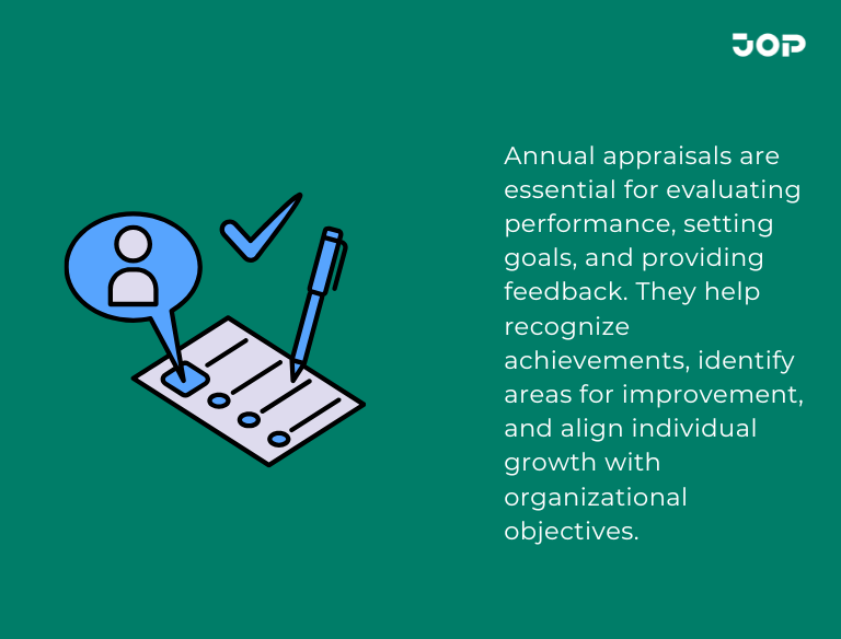 Enhance employee growth and engagement with effective Annual Appraisals using JOP’s performance management solutions.