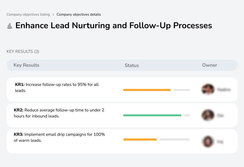 Enhance Lead Nurturing and Follow-Up Processes