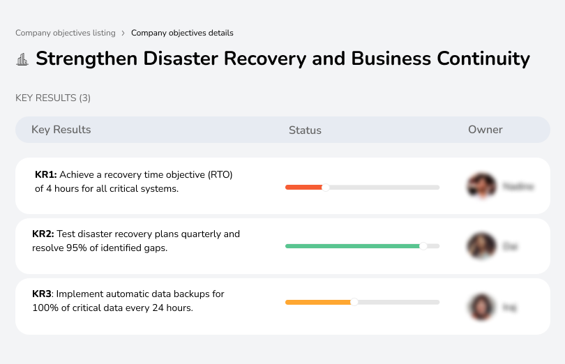 Strengthen Disaster Recovery and Business Continuity