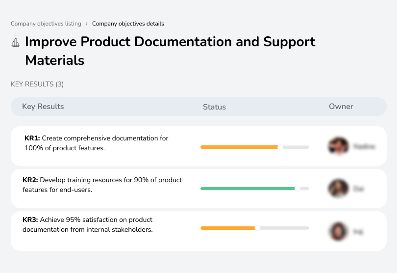 Improve Product Documentation and Support Materials