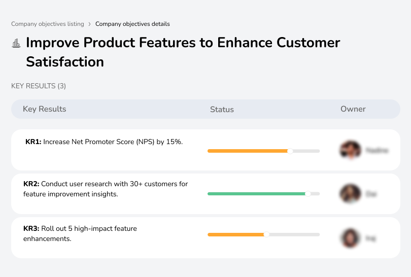 Improve Product Features to Enhance Customer Satisfaction