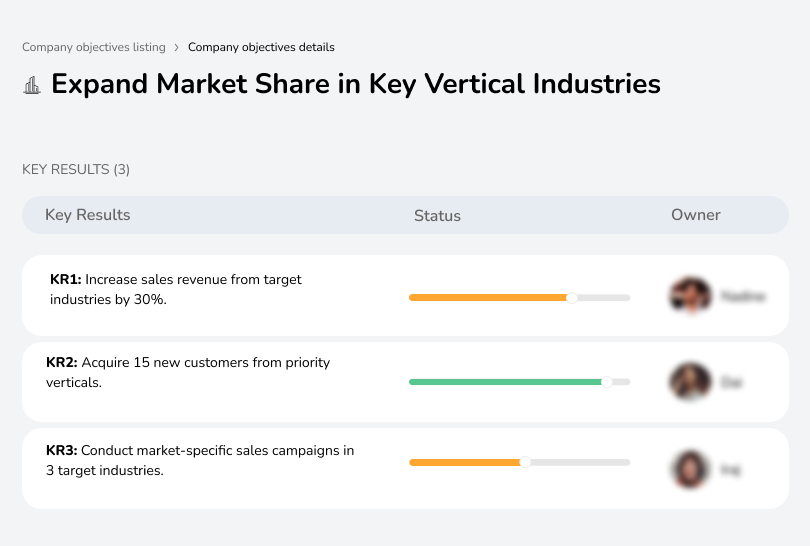 Expand Market Share in Key Vertical Industries