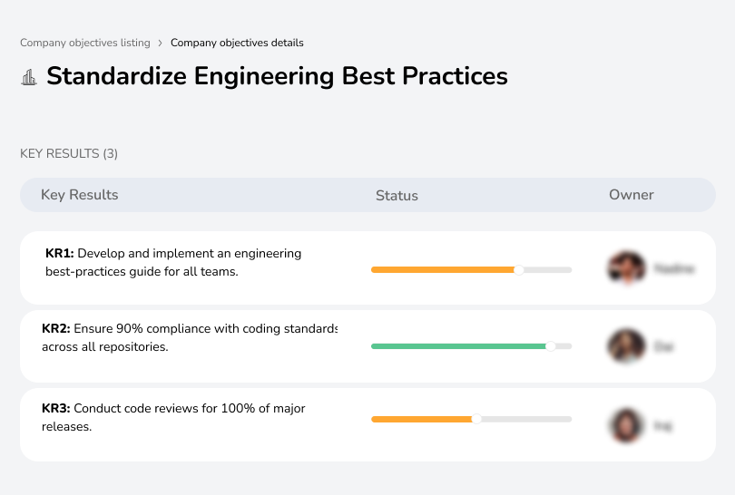 Standardize Engineering Best Practices