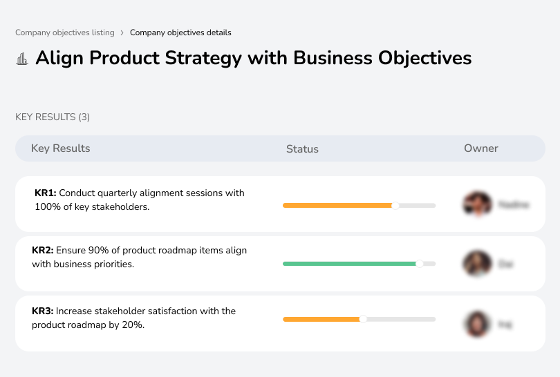 Align Product Strategy with Business Objectives