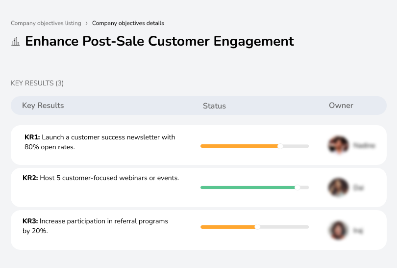 Enhance Post-Sale Customer Engagement