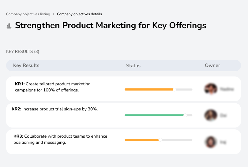 Strengthen Product Marketing for Key Offerings
