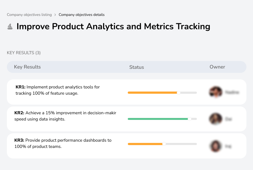 Improve Product Analytics and Metrics Tracking