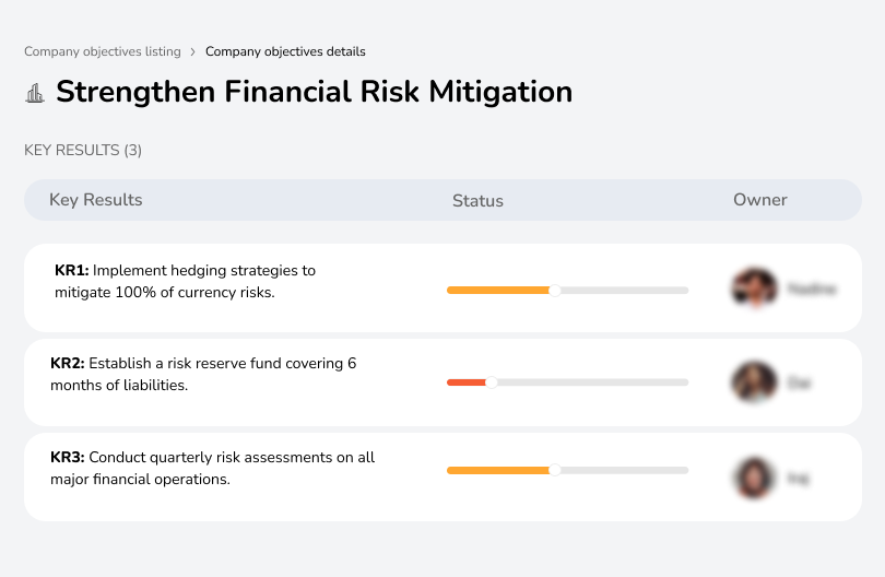 Strengthen Financial Risk Mitigation