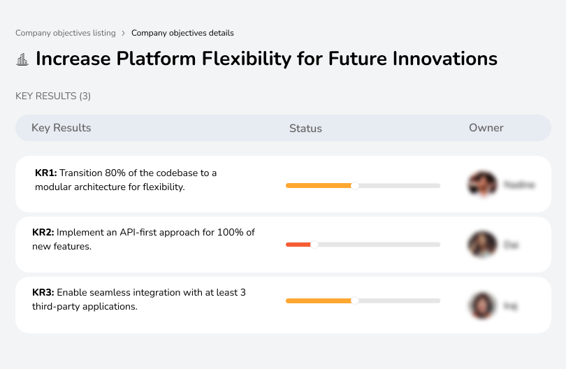 Increase Platform Flexibility for Future Innovations