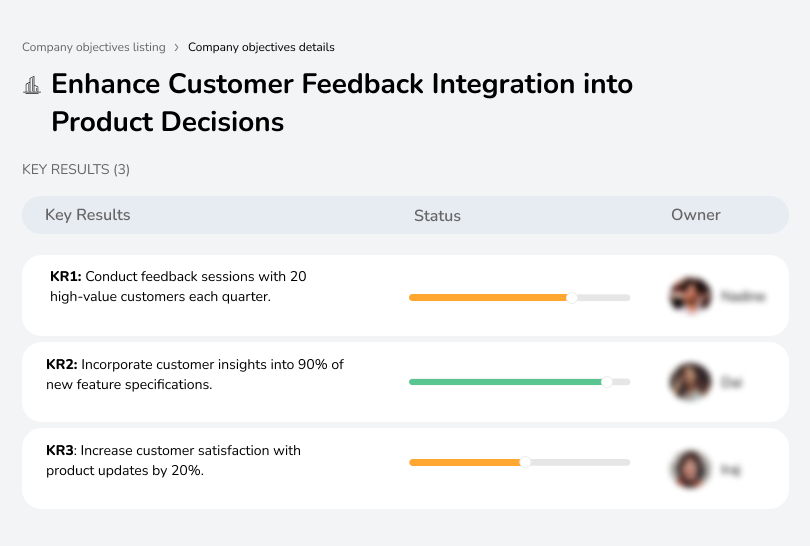 Enhance Customer Feedback Integration into Product Decisions