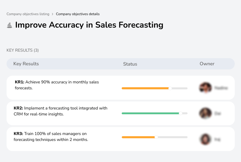 Improve Accuracy in Sales Forecasting