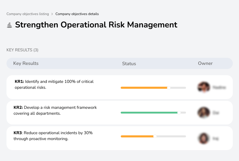 Strengthen Operational Risk Management