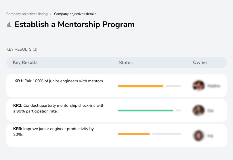 Establish a Mentorship Program